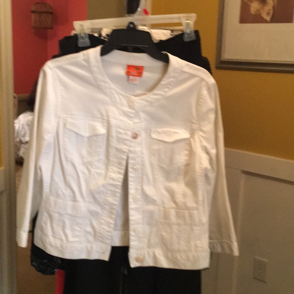 White cotton jacket